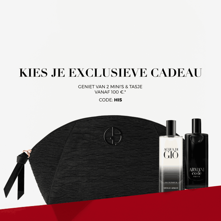 One hand holds Si Passione, while the red counter displays ADGH PROFONDO EDP and a black pouch.