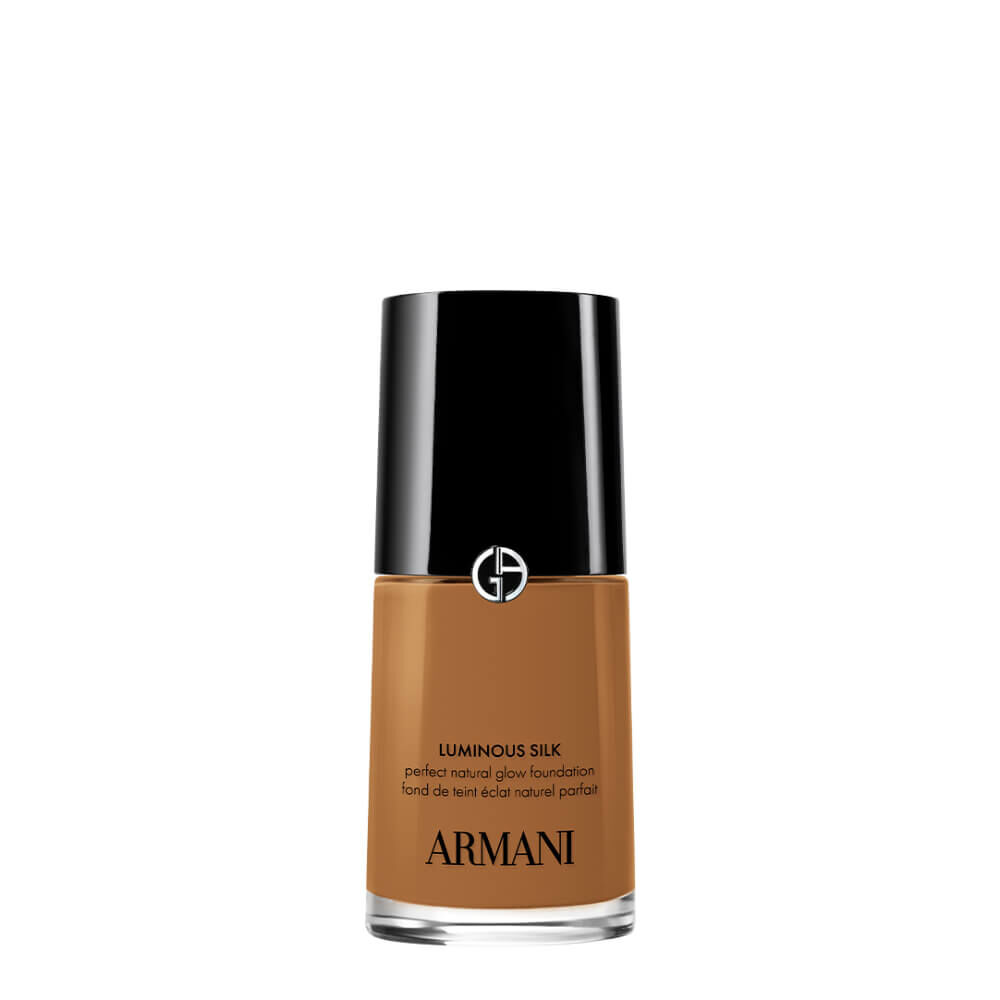 A bottle of Armani LUMINOUS SILK PERFECT NATURAL GLOW FOUNDATION.