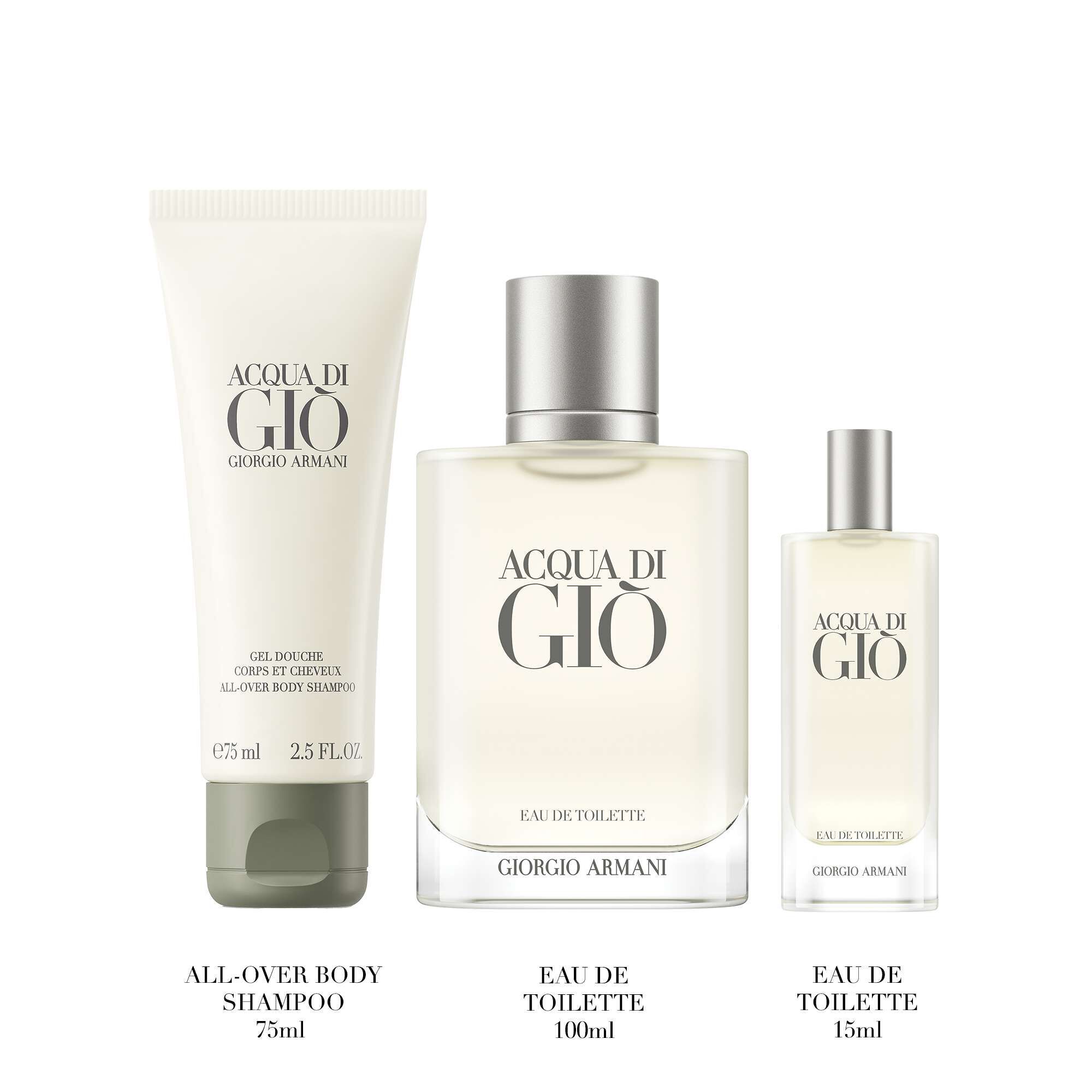 ACQUA DI GIO EAU DE TOILETTE 100ML CADEAUSET
