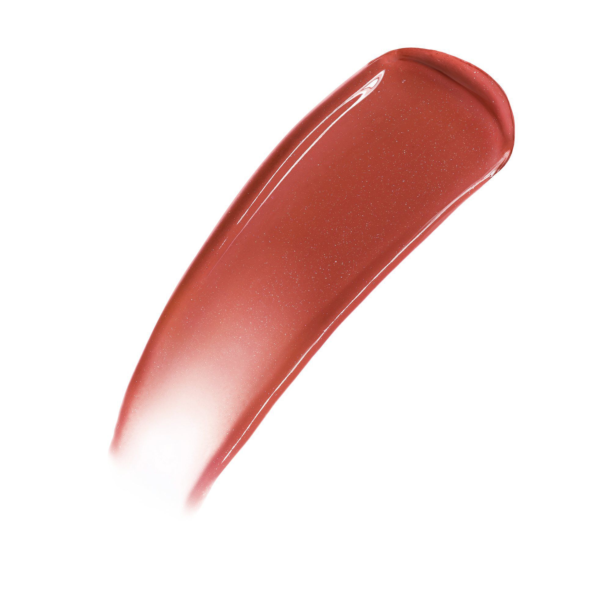 Swatch van Armani Prisma Flash rose flas shade, met een romige textuur en een glanzende afwerking.